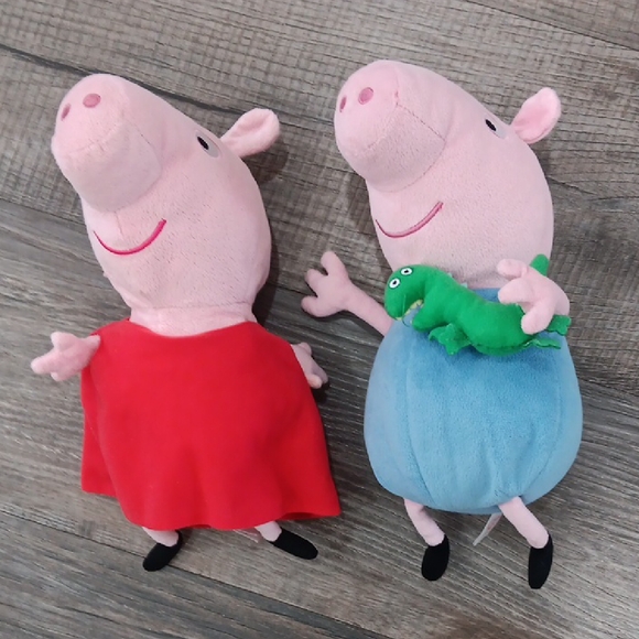 Peppa Pig and George Plush Toys - Picture 1 of 5